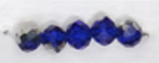 6mm Rondelle Glass Bead - Crystal River
