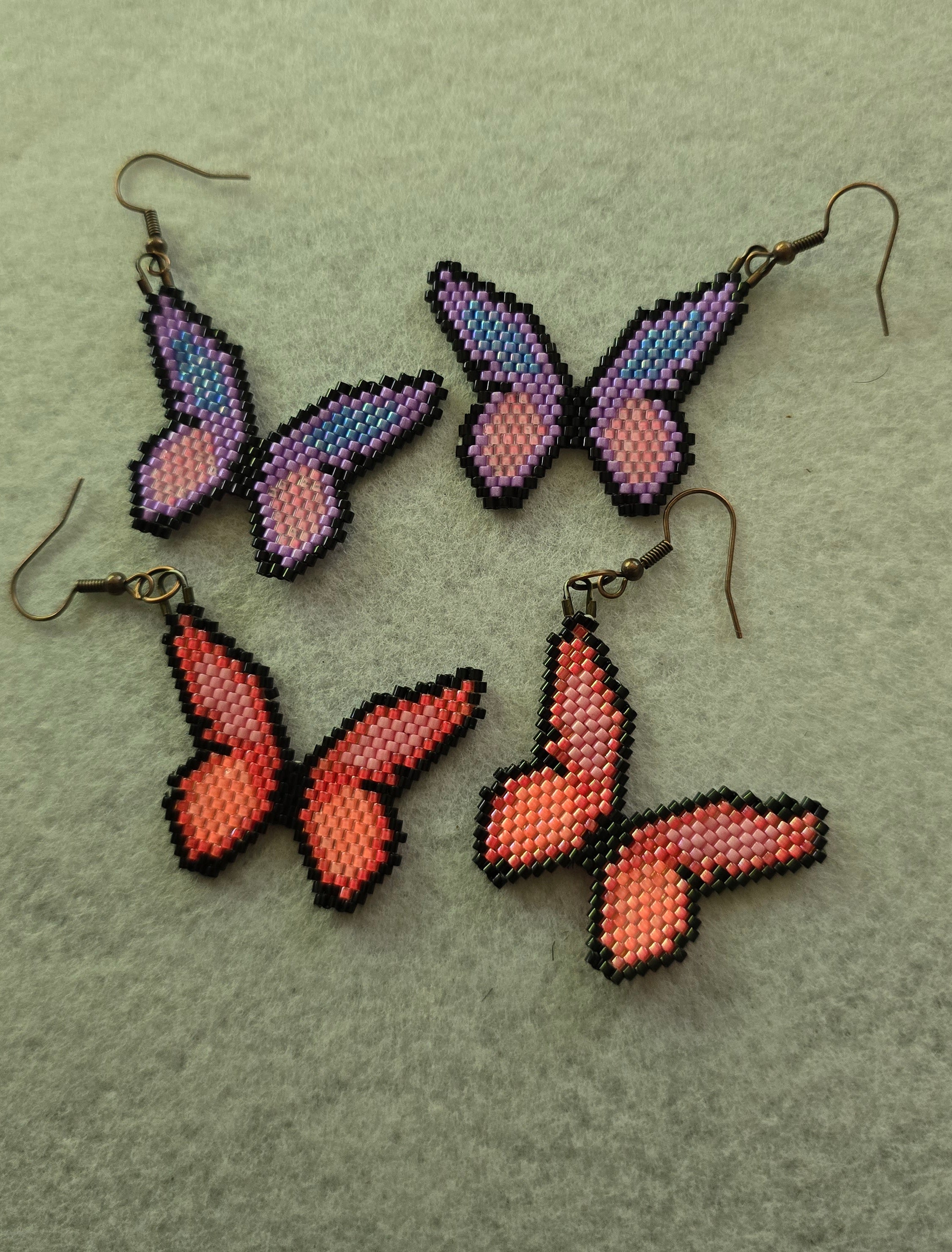 Madeline Desjarlais Butterfly Earrings