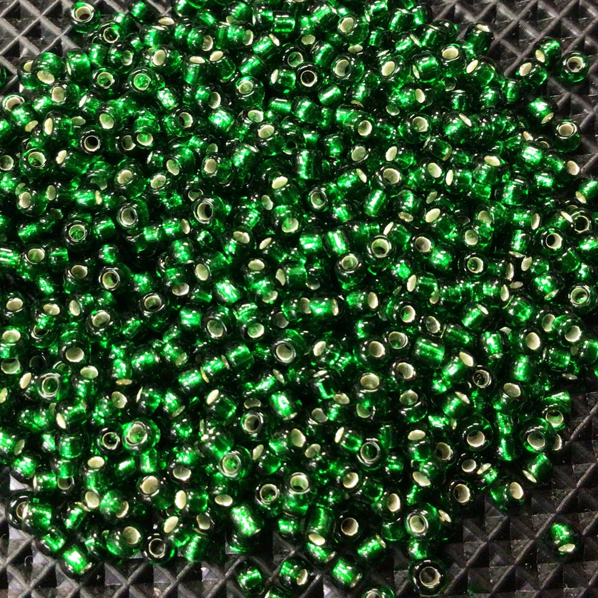 Silver Lined Seed Beads Size 11/0 - Sparkling Forest