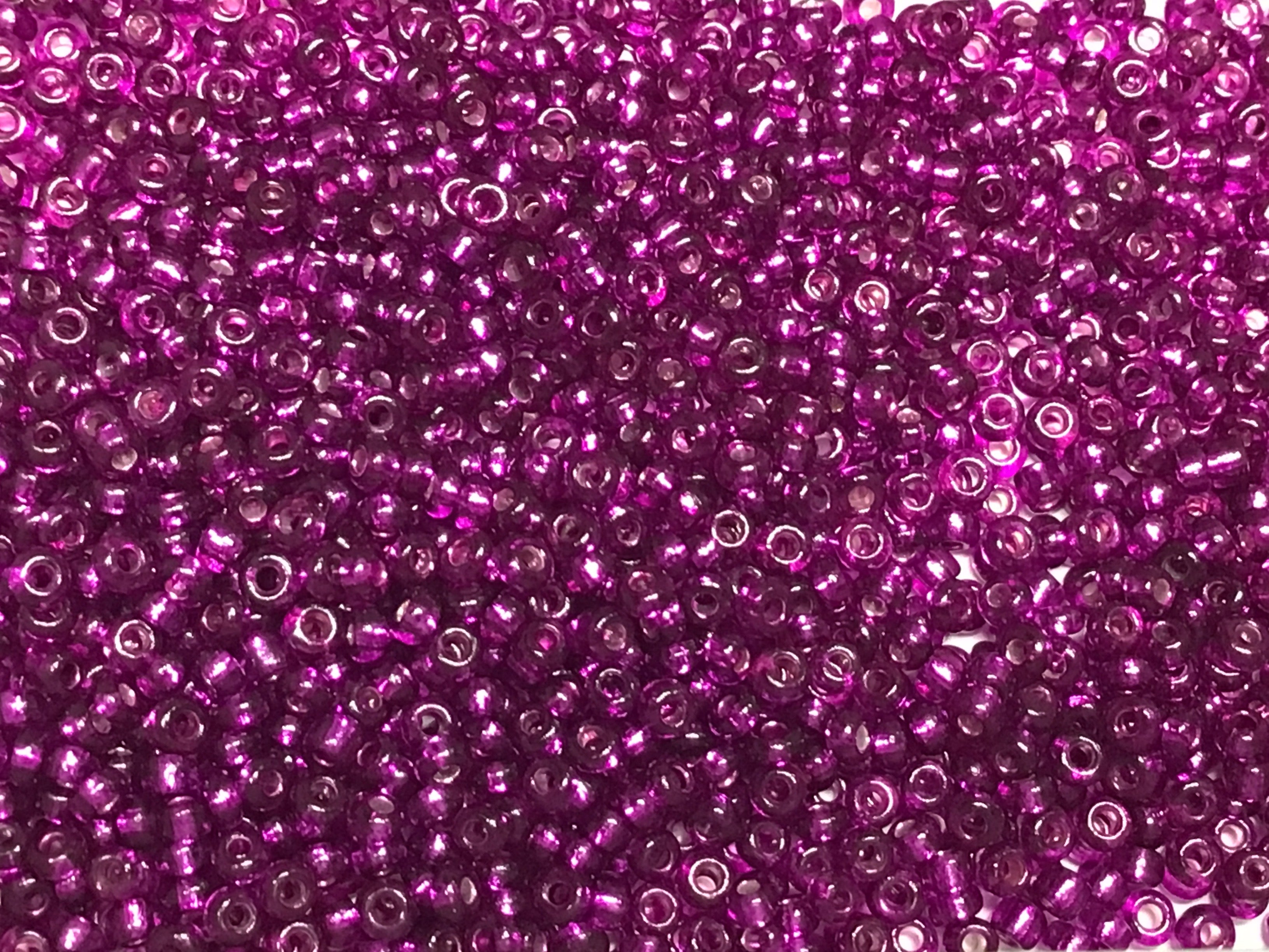 Silver Lined RR Seed Beads Size 11/0 - Sherbet
