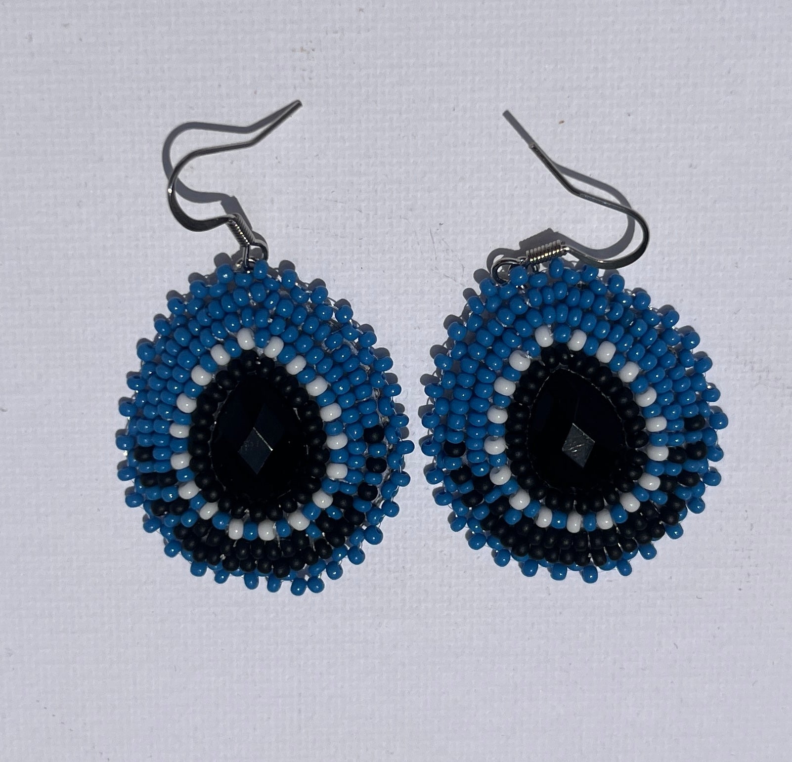 Brandon Swain Novlesky Black Teardrop Earrings