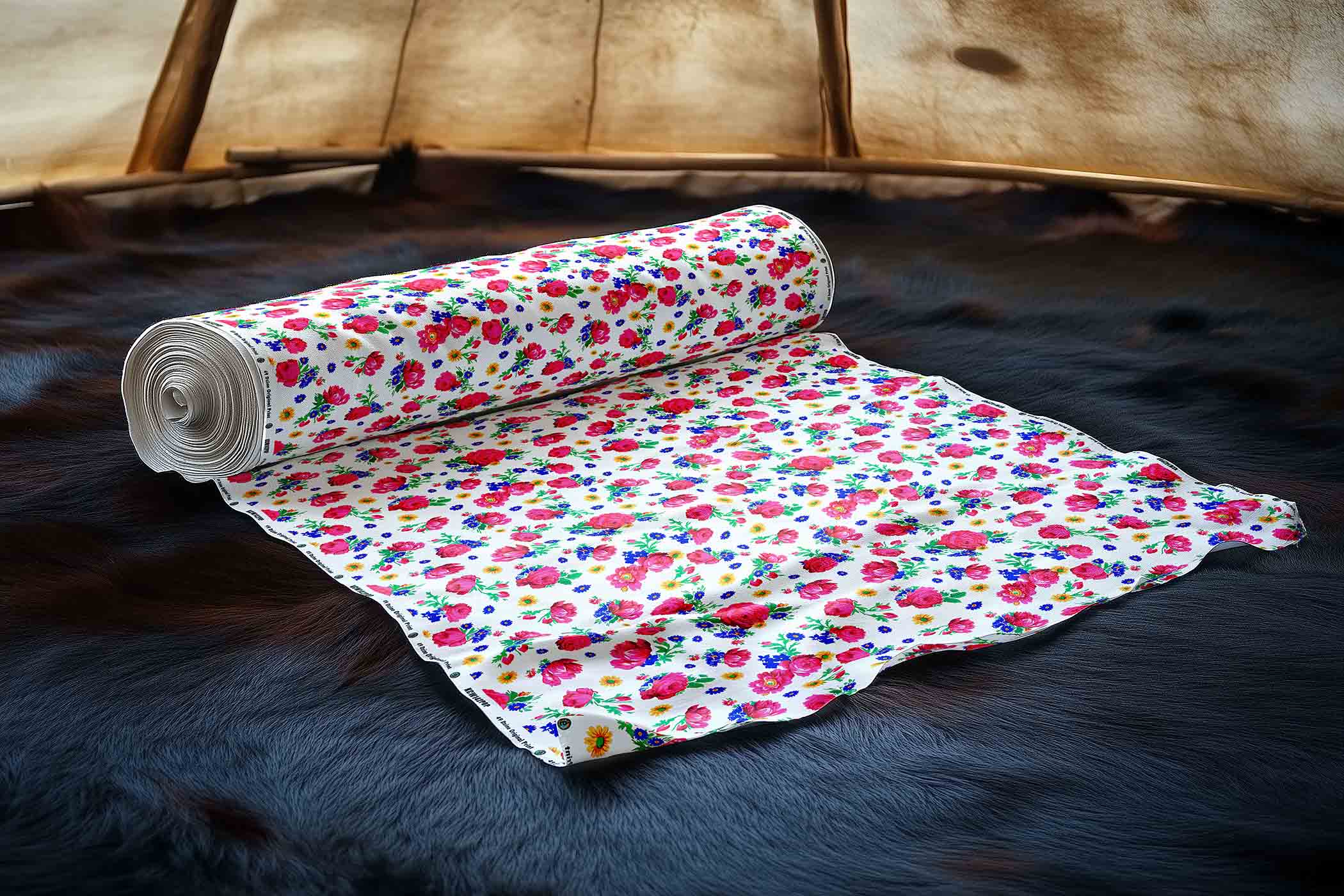 Kokum Ceremony White Cotton Poplin