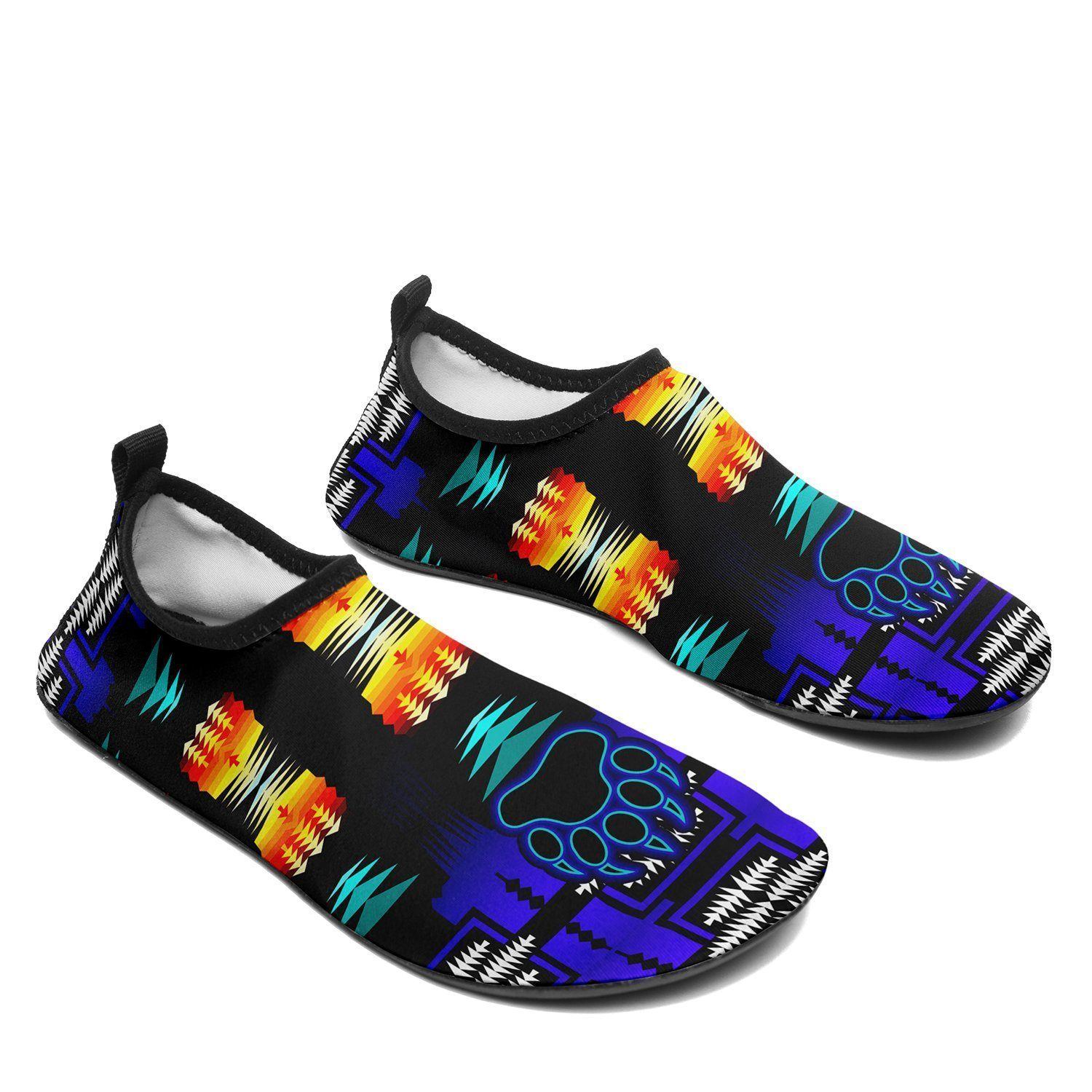Midnight Sage Fire with Bearpaw Sockamoccs Kid's Slip On Shoes 49 Dzine