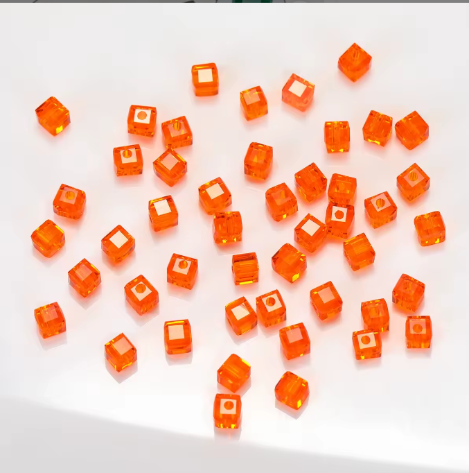 Multi Faceted Square Beads