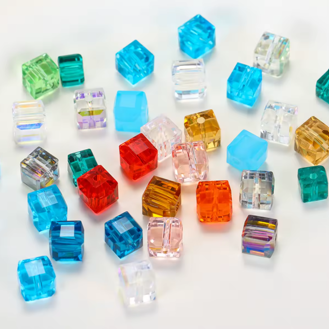 Multi Faceted Square Beads