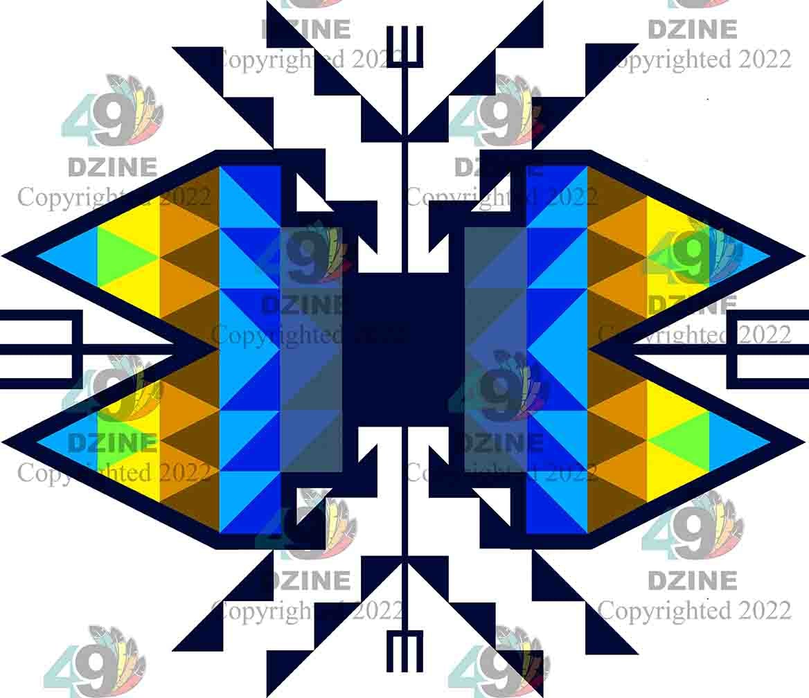 11-inch Geometric Transfer Sacred Trust
