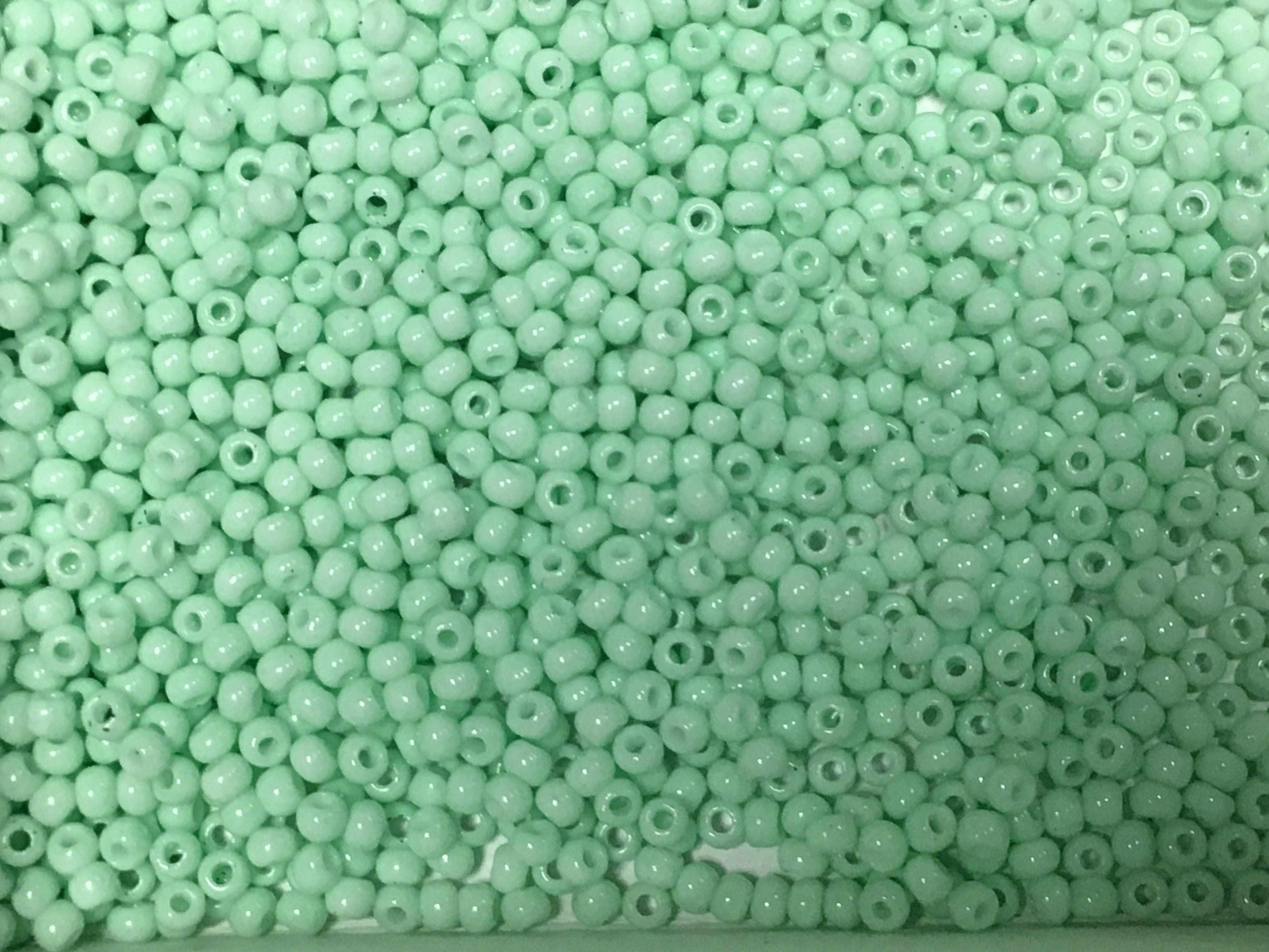 Macaron Color Seed Beads Size 11/0 - Mint