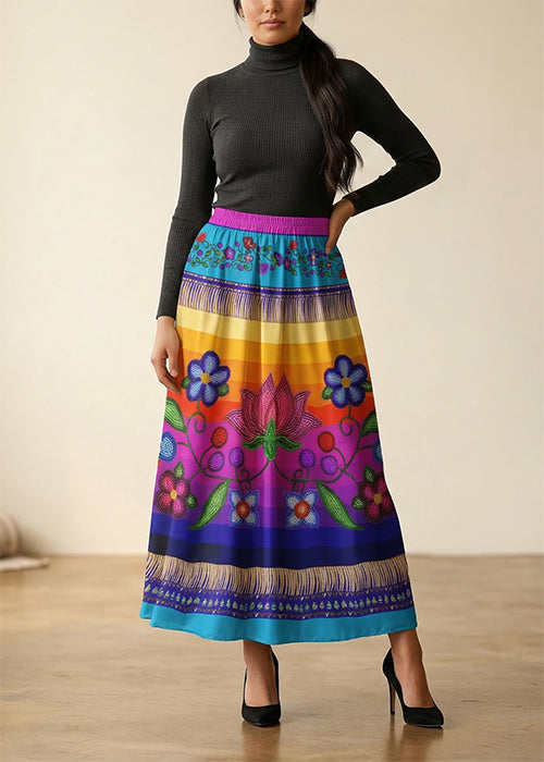Beaded Offering Blue 1 Skirt
