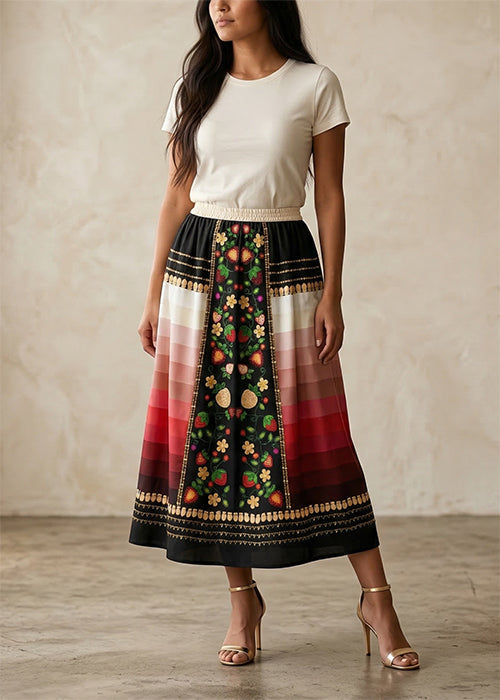 Berry Rites Black 2 Skirt