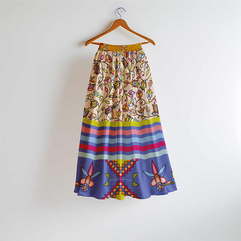 River of Petals Purple Skirt