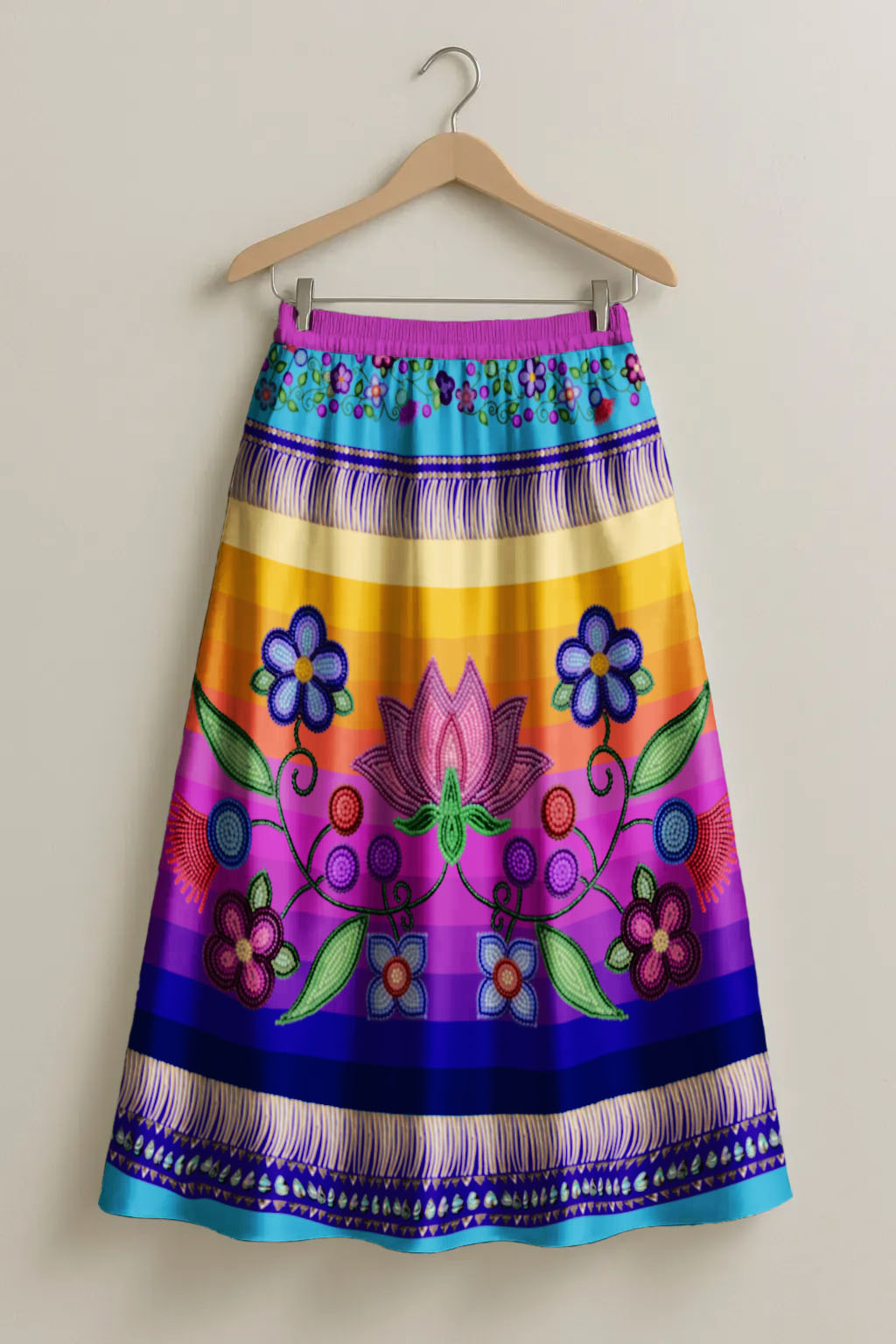 Beaded Offering Blue 1 Skirt