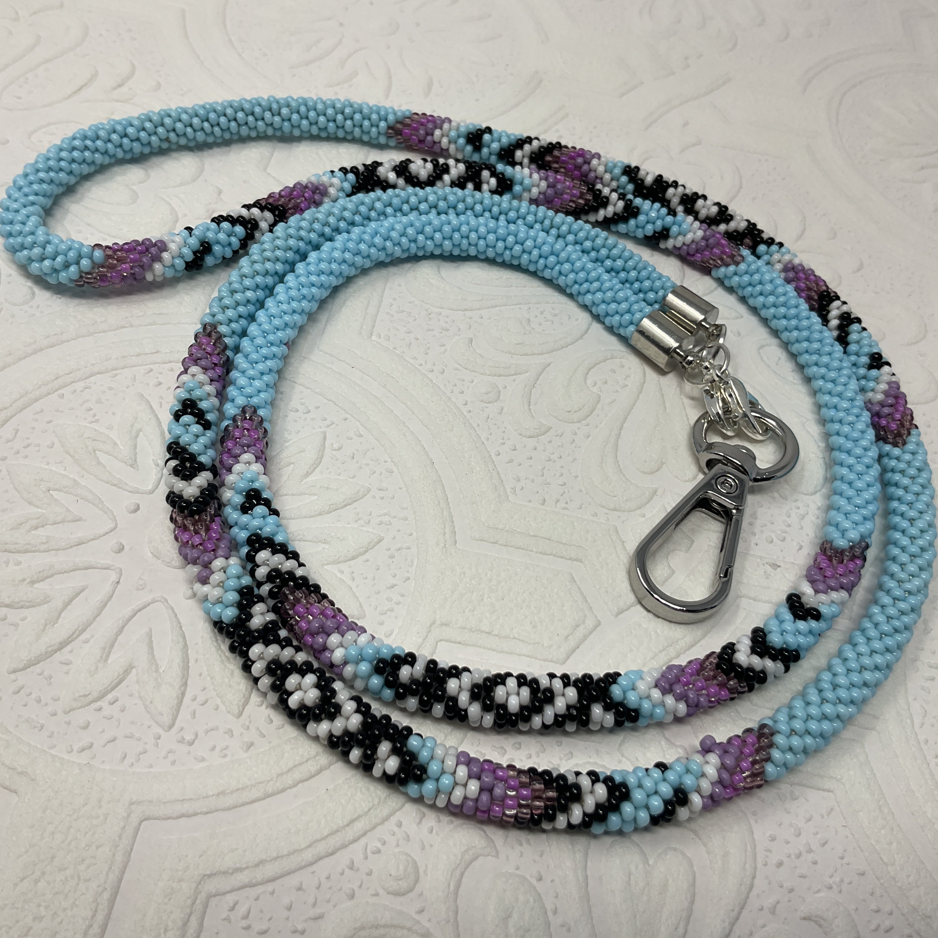 Crochet Beaded Lanyards