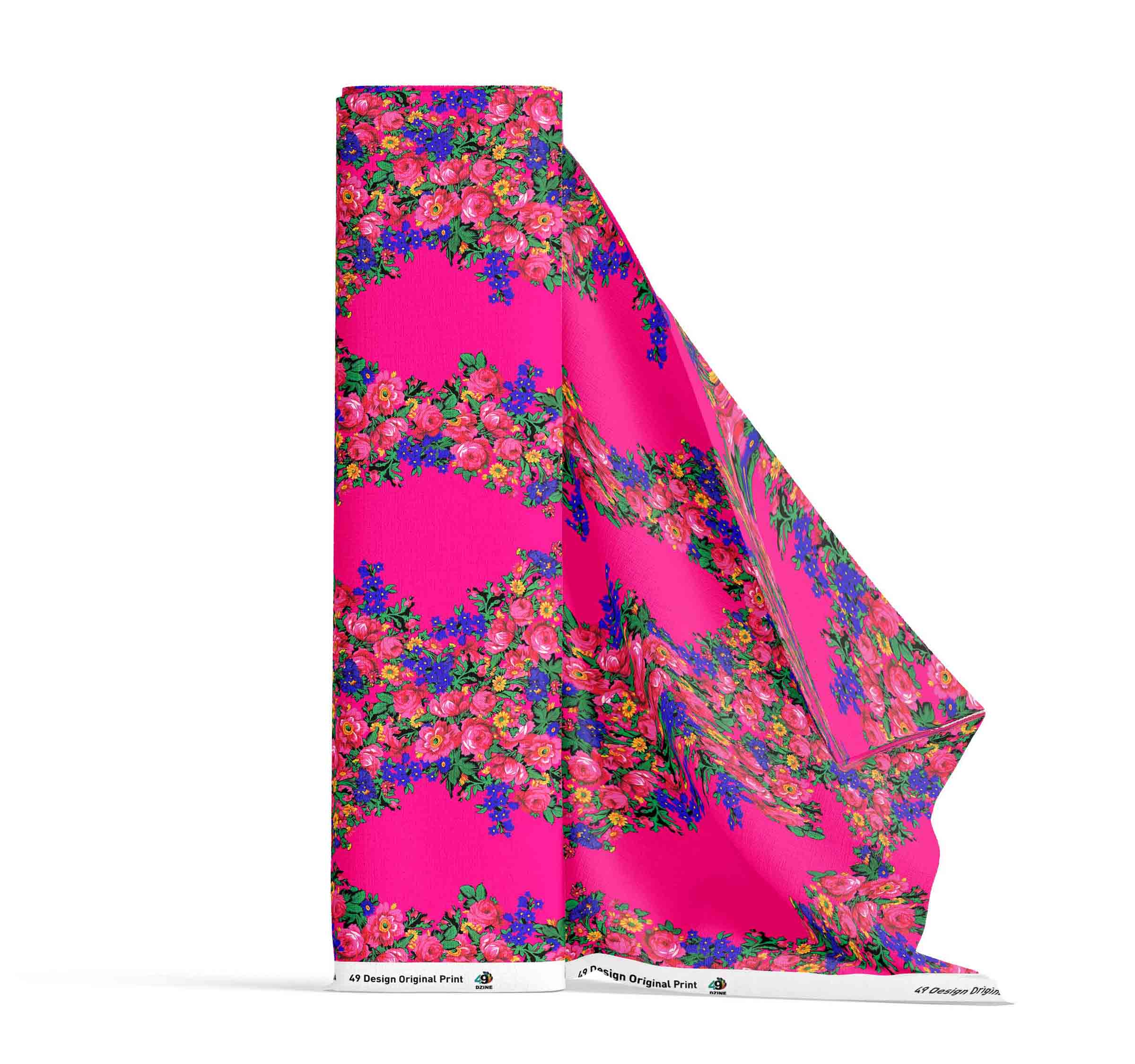 Kokum's Revenge Fuschia Cotton Poplin