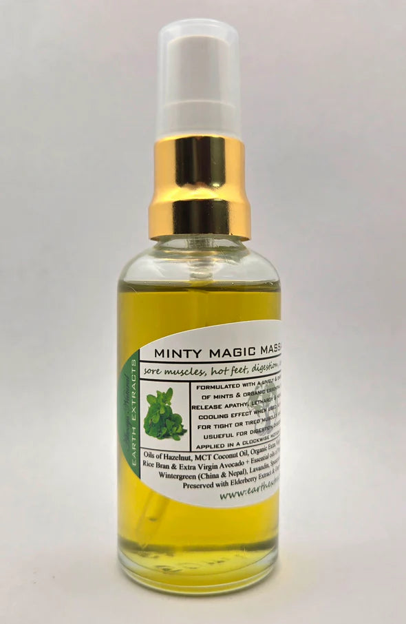 Earth Extracts Minty Magic Massage Oil