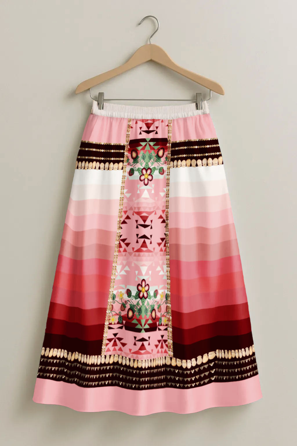 Sacred Strawberry Pink 2 Skirt