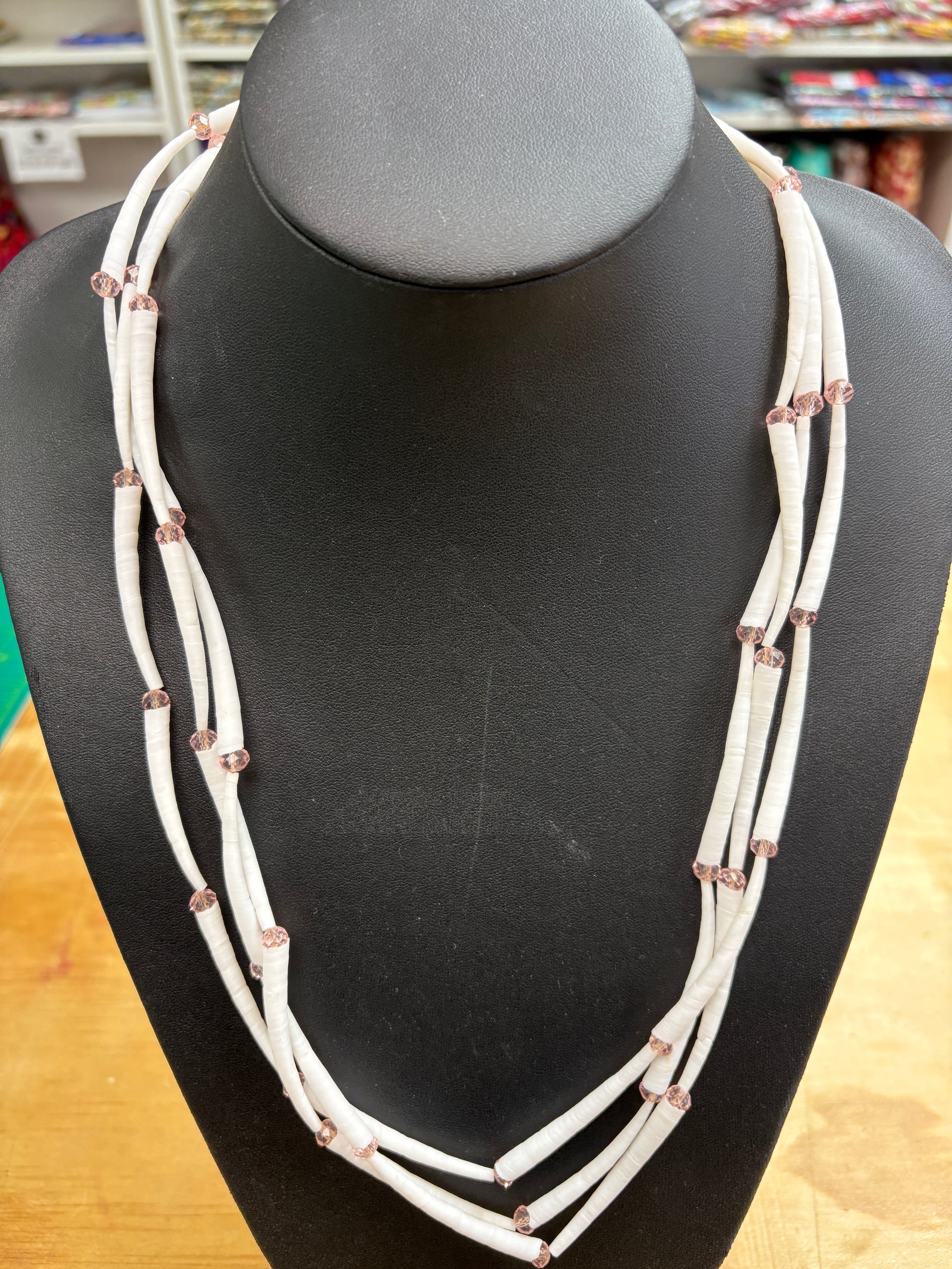 3 Strand Dentallium Necklace