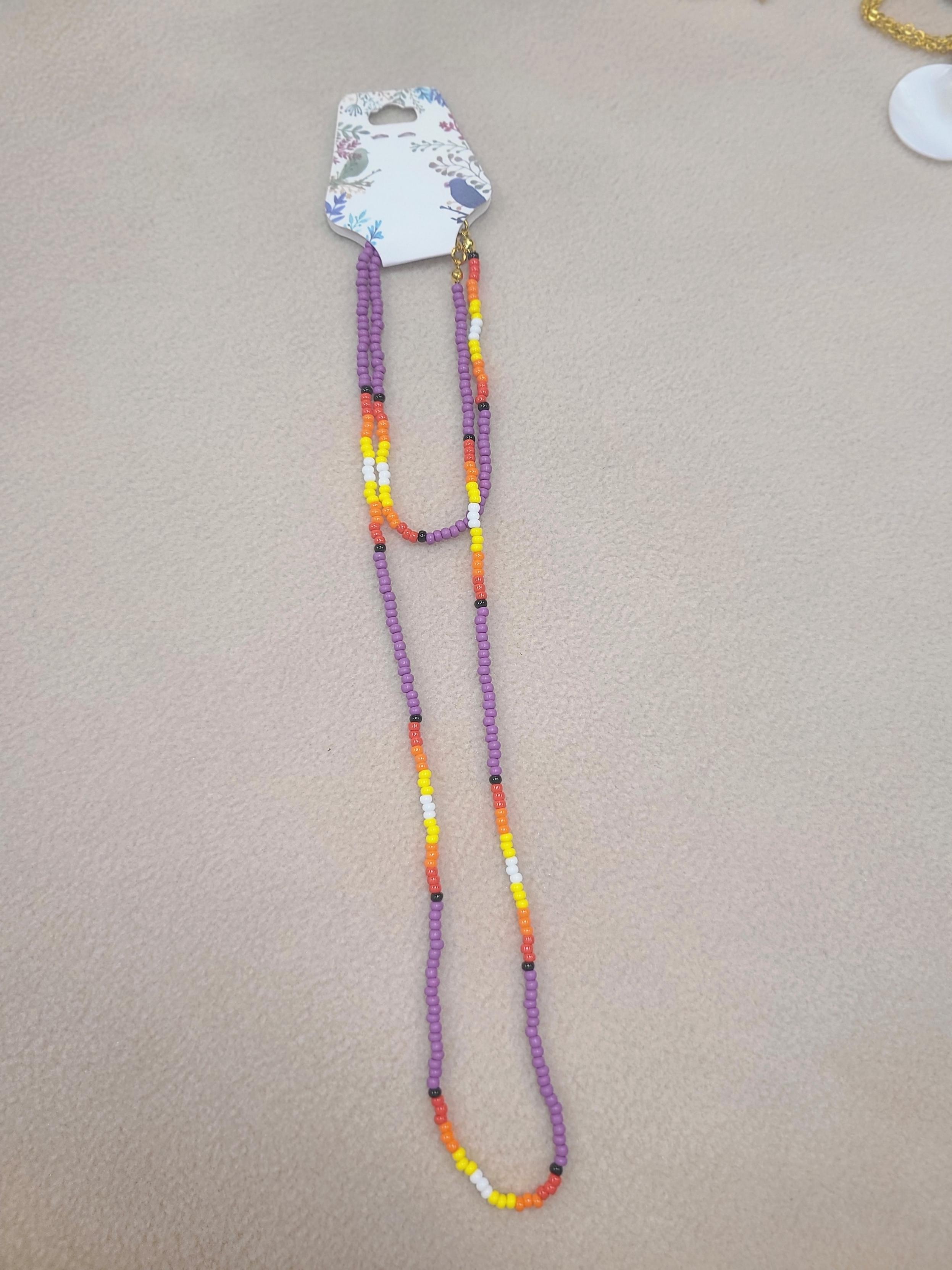 Kida Luttrell Seed Bead Necklace and Bracelet Set