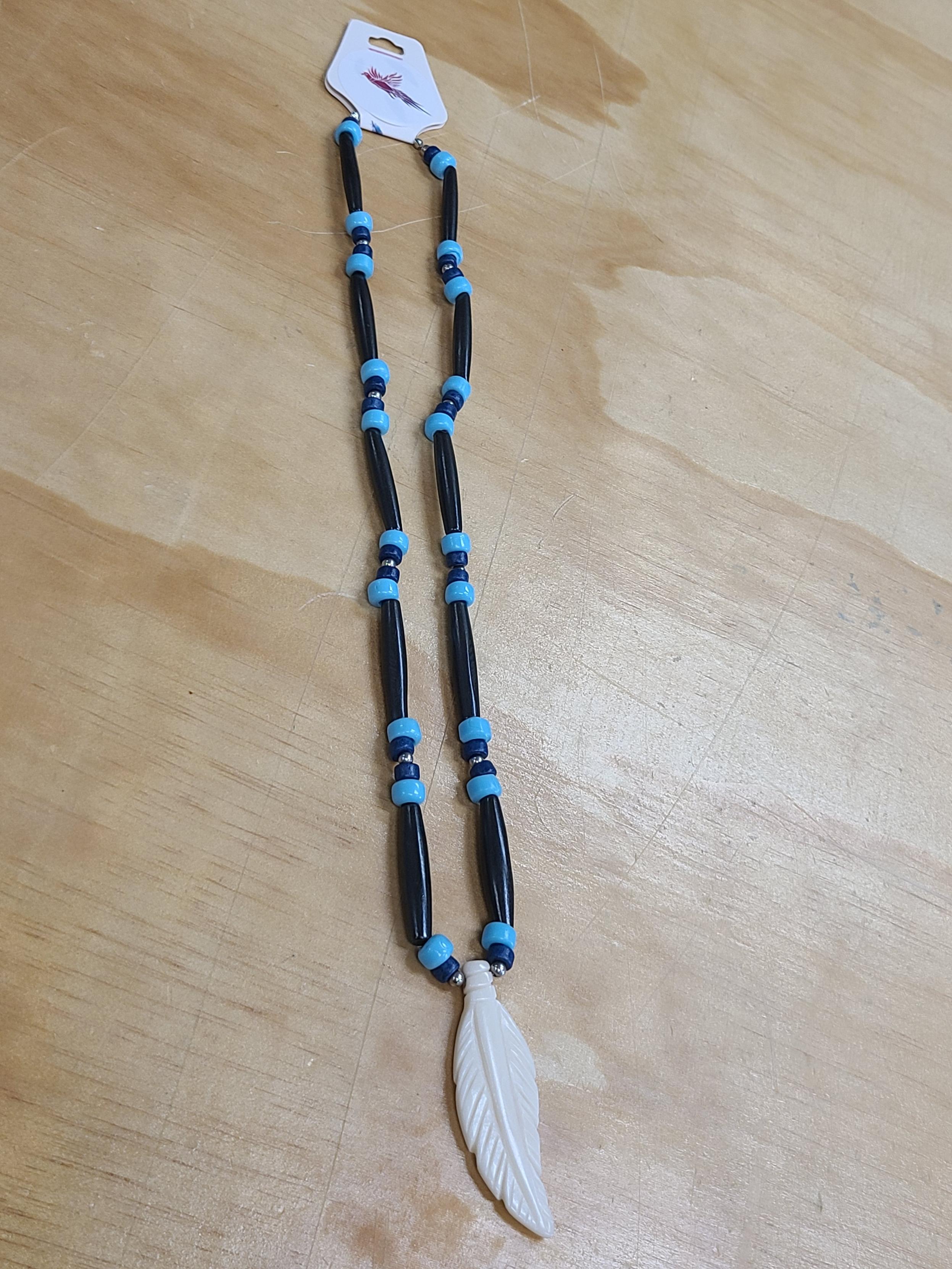 Kida Luttrell Bone Pipe Pendant Necklace