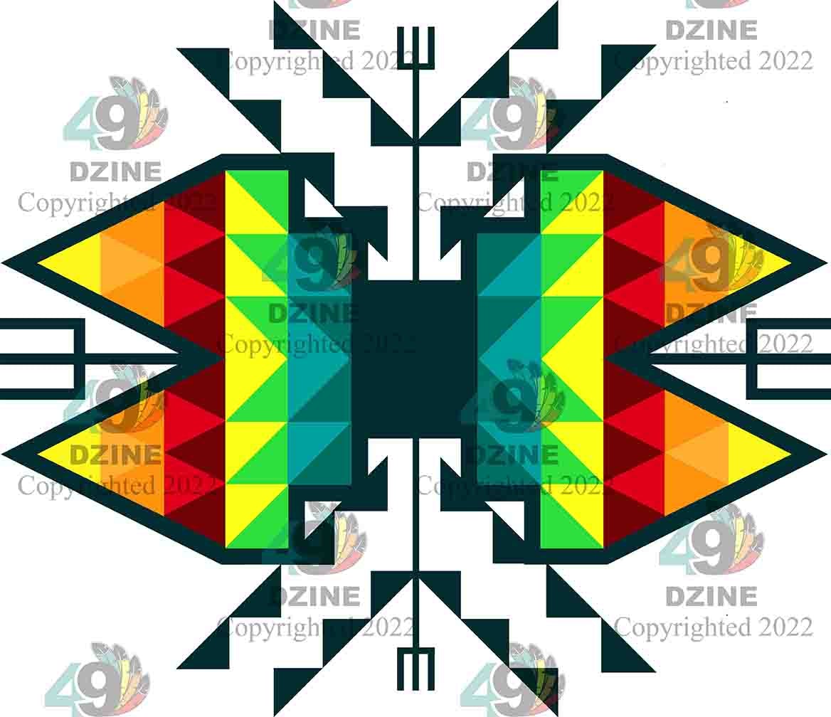 11-inch Geometric Transfer Sacred Trust